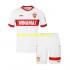 Camisola VfB Stuttgart Criança Equipamento Primeiro 2024-2025 Manga Curta